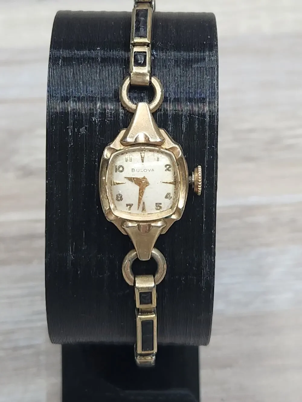 Vintage 1956 Bulova Woman's Watch 10k Rolled Gold Plated case , Not Working